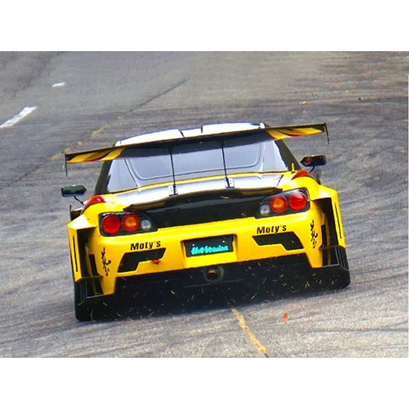 J's Racing 3D GT Wing (Swan Neck / Wet Carbon / 1800mm) - Honda S2000 00-09