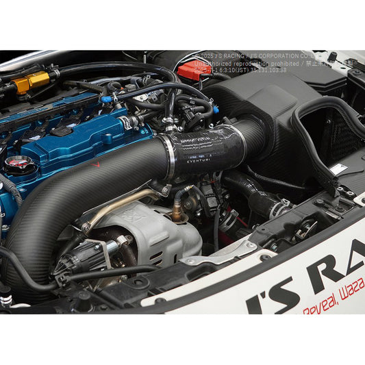 J's Racing x Eventuri Carbon Turbo Pipe (for Eventuri Intake) - Honda Civic Type R FL5 2023+