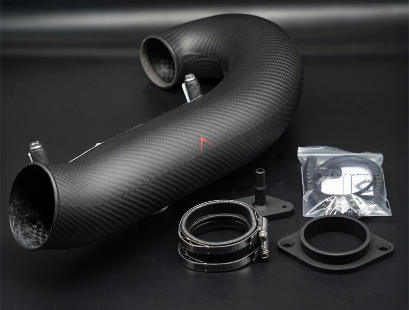 J's Racing x Eventuri Carbon Turbo Pipe (for Eventuri Intake) - Honda Civic Type R FL5 2023+