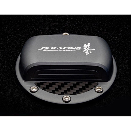 J's Racing Billet Fuel Cap Cover (Gunmetal) - Honda