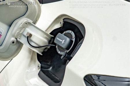 J's Racing Billet Fuel Cap Cover (Gunmetal) - Honda