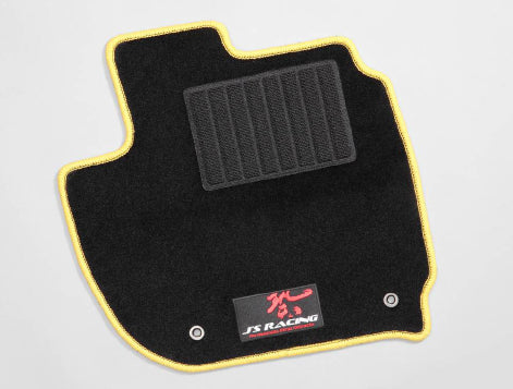 J's Racing Sport Floor Mat - Acura RSX DC5 (Yellow)