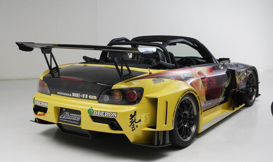 J's Racing FX-PRO 70RS Titanium Dual Exhaust - Honda S2000 with J's Racing Type GT Aero