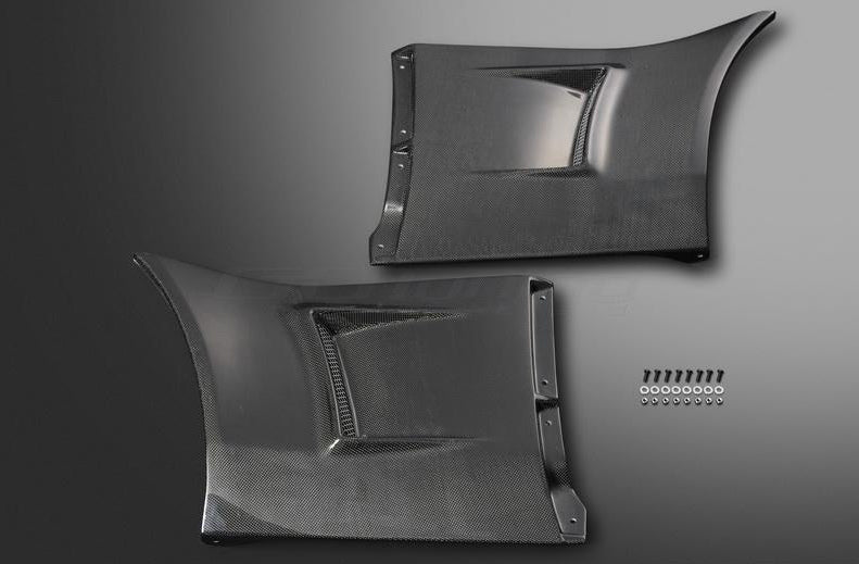 J's Racing Type S Wide Fender Cover Duct (CFRP) - Honda S2000 00-09