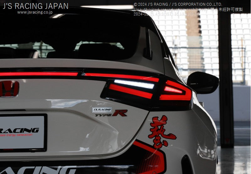 J's Racing LED Tail Lights (Red Light Bar) - Honda Civic FL1 Hatchback 2022+