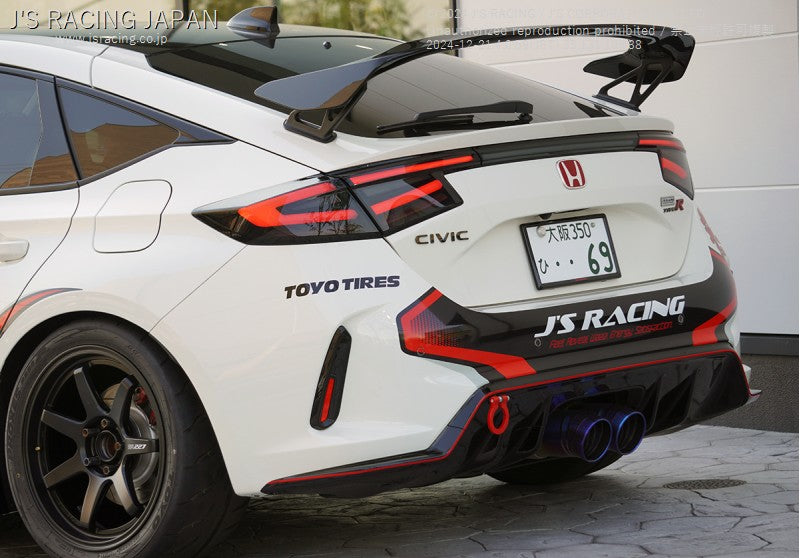 J's Racing LED Tail Lights (White Light Bar) - Honda Civic Type R FL5 2023+