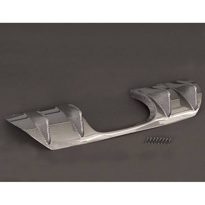J's Racing Rear Diffuser (Carbon Fiber) - Honda Civic Type R FK8 17-21