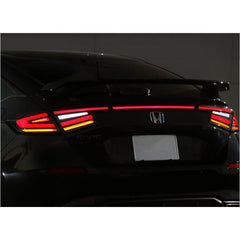 J's Racing LED Tail Lights (White Light Bar) - Honda Civic FL1 Hatchback 2022+