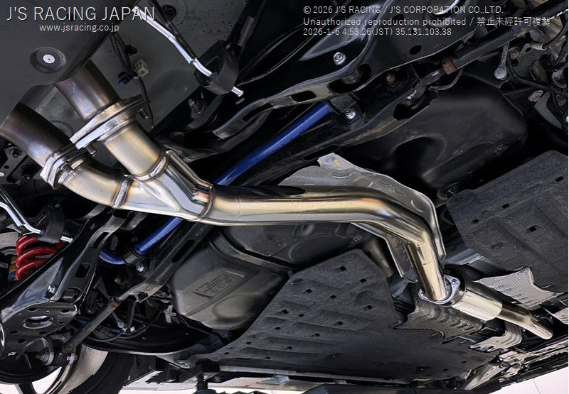 J's Racing X304 Stainless Steel Exhaust 75RS - Honda Civic Type R FL5