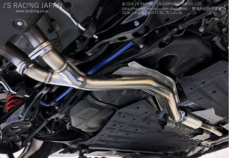 J's Racing X304 Stainless Steel Exhaust 75RS - Honda Civic Type R FL5