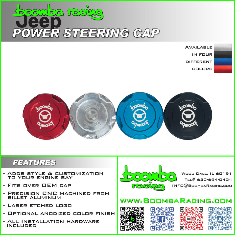 Jeep Billet Power Steering Cap