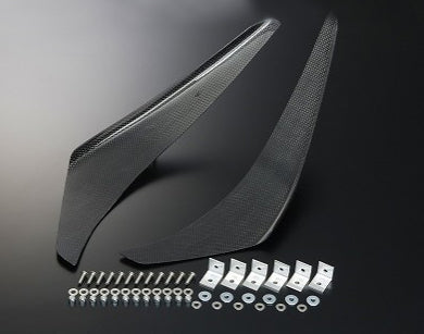 J's Racing Carbon Fiber Canards - Honda Civic 92-95 EG6