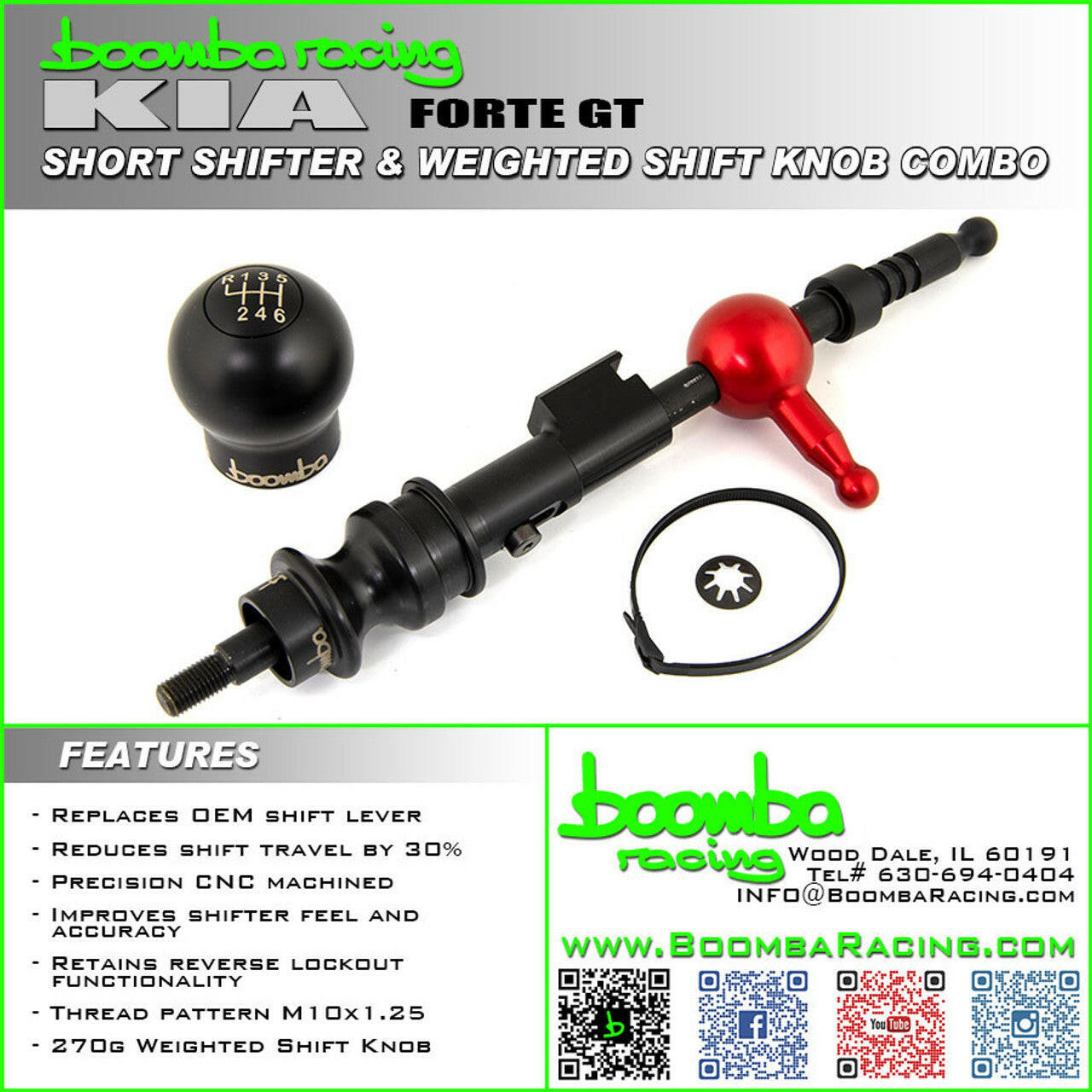 FORTE GT SHIFTER KIT.