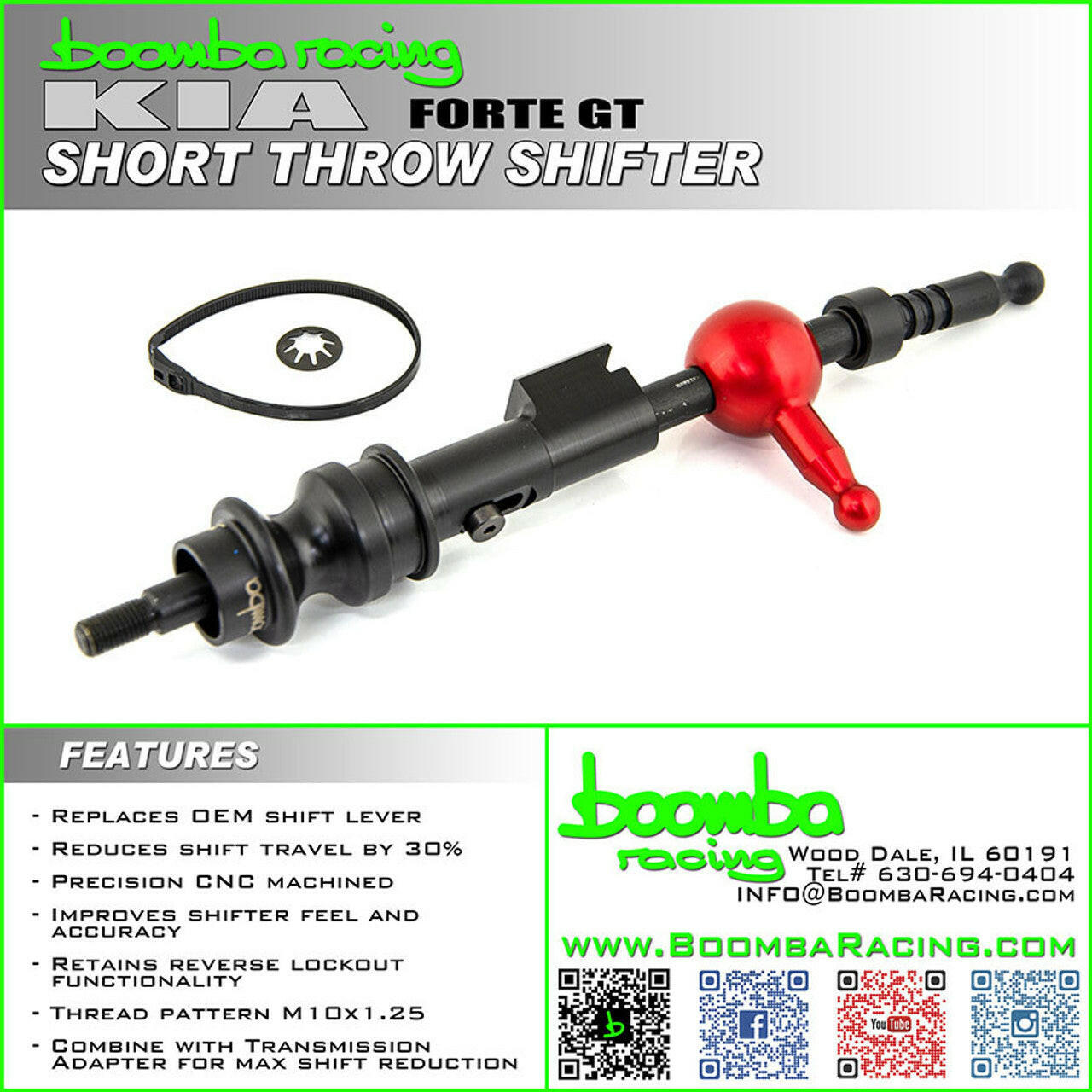 FORTE GT SHORT THROW SHIFTER.
