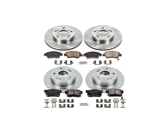 Power Stop Autospecialty Brake Kit Front & Rear Acura RSX 2002-2006.