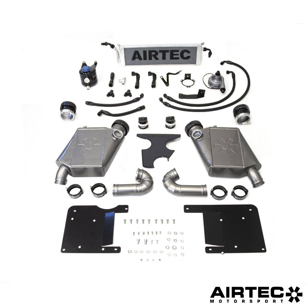 AIRTEC Motorsport Twin Turbo Cooling Package for Audi R8 V10 & Lamborghini Huracan V10.
