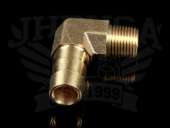 K-Tuned 1/8NPT to 3/8mm Brass Barb Fitting.