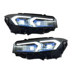 Laser LCI Style LED Headlights -  BMW G20 3 Series.