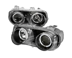 Spec-D Halo Projector Headlights Black Acura Integra 1994-1997.