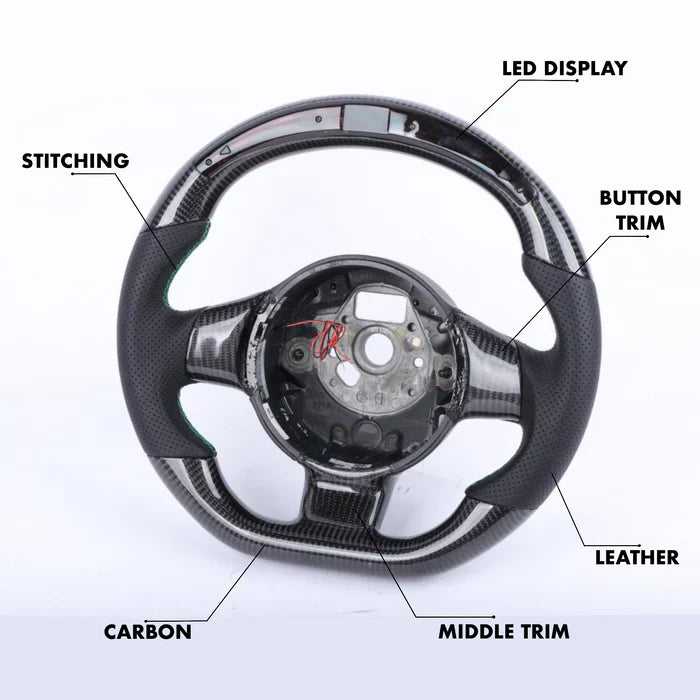 Lamborghini Gallardo Style - Full Custom Steering Wheel.