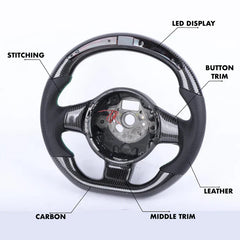 Lamborghini Gallardo Style - Full Custom Steering Wheel.