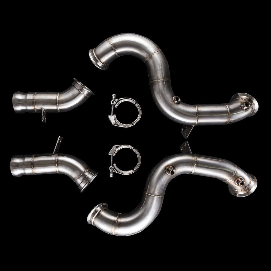 BlackBoost Mercedes S63 M177 (W222) Catless Downpipes