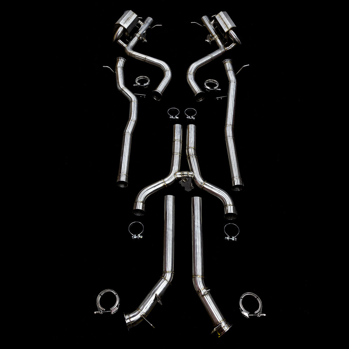 BlackBoost Mercedes AMG E63(S) M177 (W213/S213) Valved Exhaust System 76MM/3IN