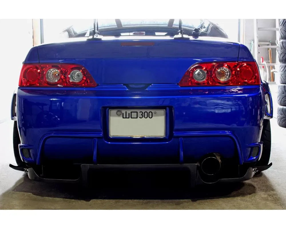 M&M Honda Racing Rear Diffuser Side Canard - Plain Weaves Acura Integra DC5.