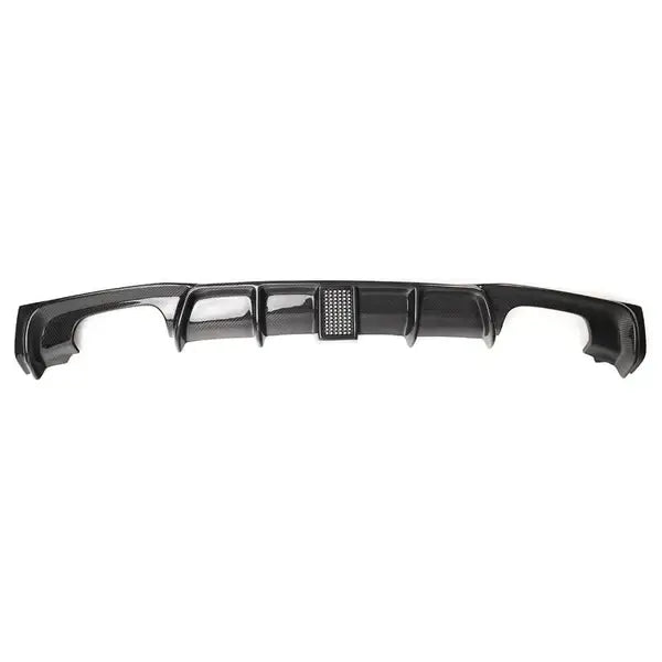 MP Style Carbon Fiber Rear Diffuser w/ Brake Light - BMW F30 3 Series.
