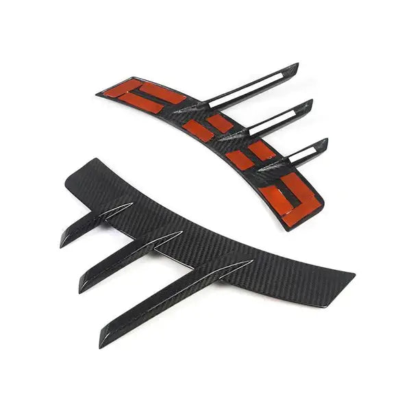 MP Style Carbon Fiber Rear Side Fender Trim - BMW G87 M2.