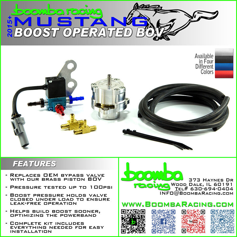 Mustang Boost Operated Blow Off Valve (BOV)