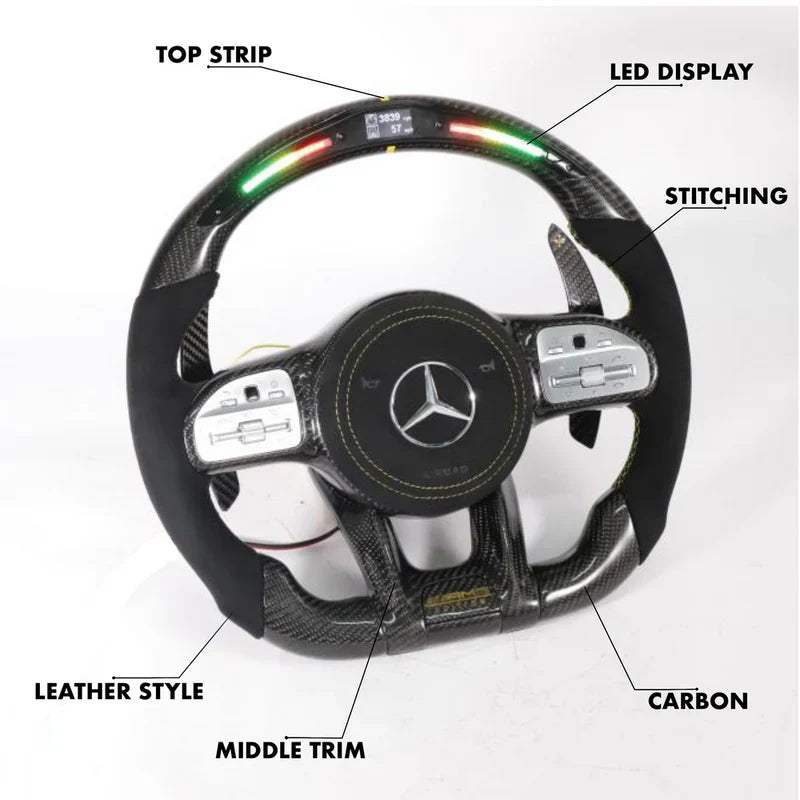 Full Custom Facelift Conversion Steering Wheel - Mercedes AMG.
