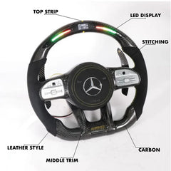 Full Custom Facelift Conversion Steering Wheel - Mercedes AMG.