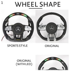 Full Custom Facelift Conversion Steering Wheel - Mercedes AMG.