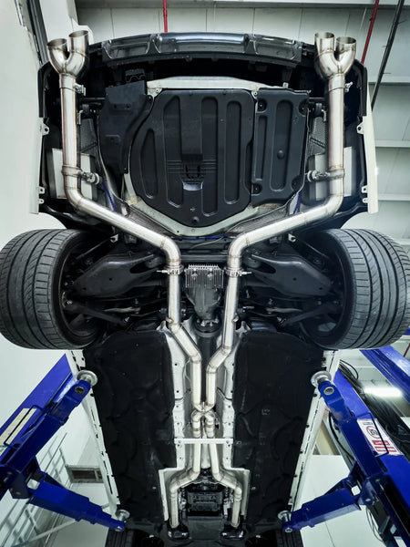 BlackBoost Mercedes AMG CLS63 (218) M157 5.5L V8 BiTurbo Valved Catback Exhaust System 76mm/3in