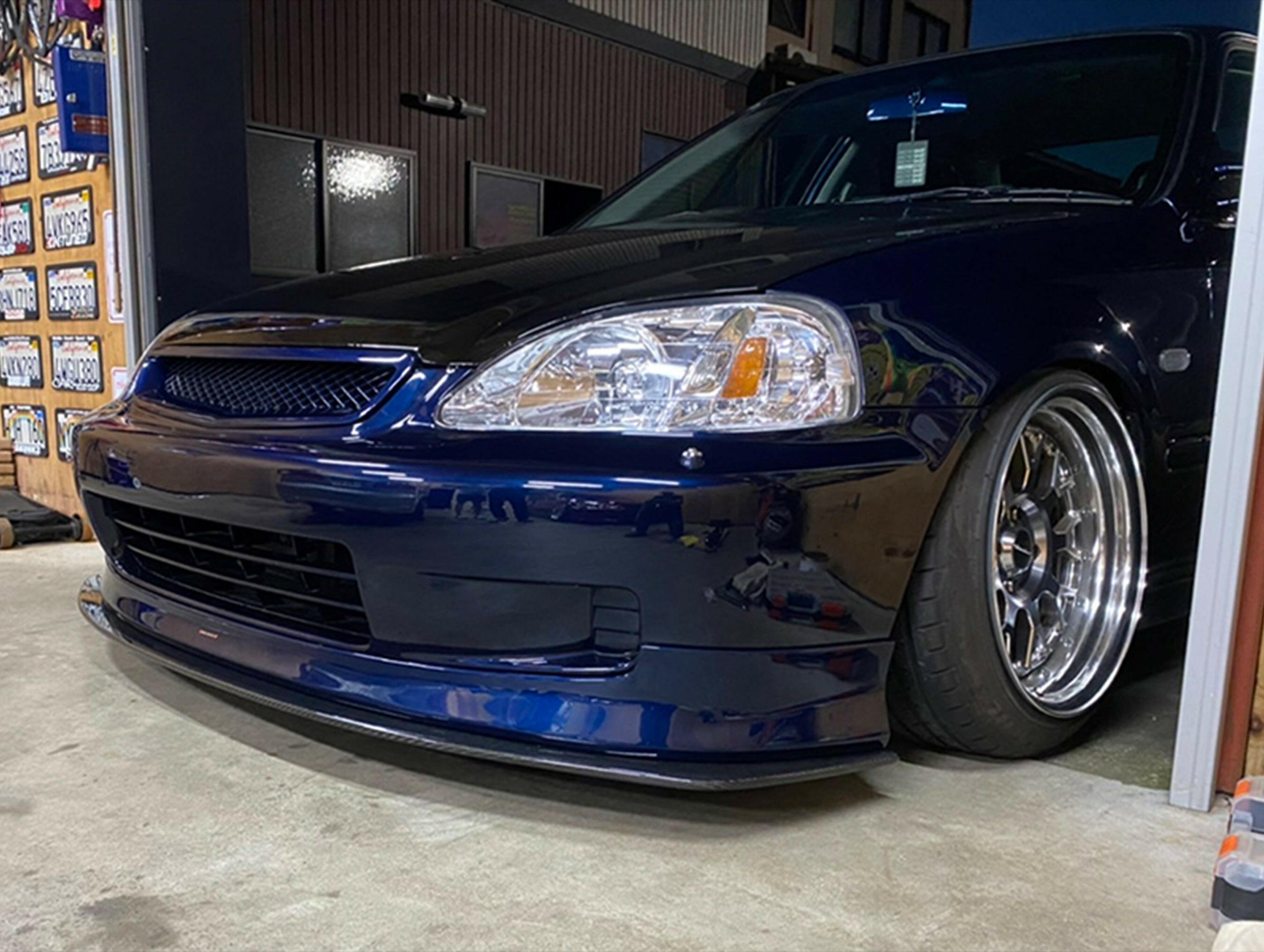 Mode Parfume Front Lip w/ Under Splitter - 99-00 Civic.