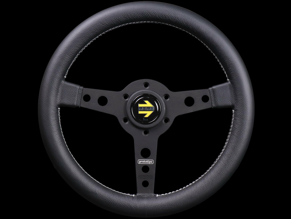 Momo 320mm Prototipo Steering Wheel - Black Spoke.