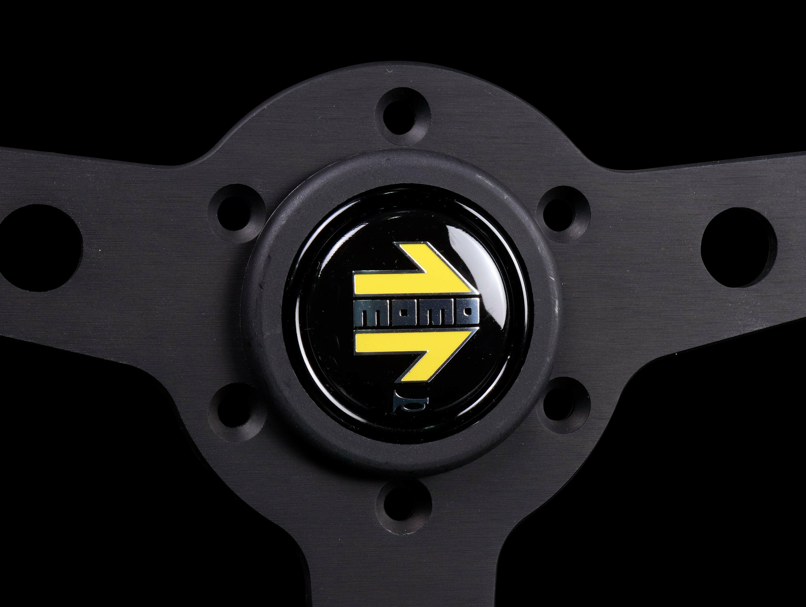 Momo 320mm Prototipo Steering Wheel - Black Spoke.