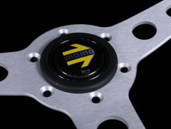 Momo 350mm Prototipo Steering Wheel - Silver Spoke.