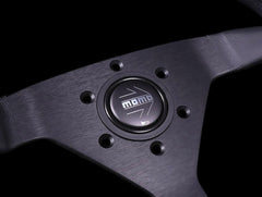 Momo Monte Carlo Steering Wheel - Leather w/ Black Stitch.