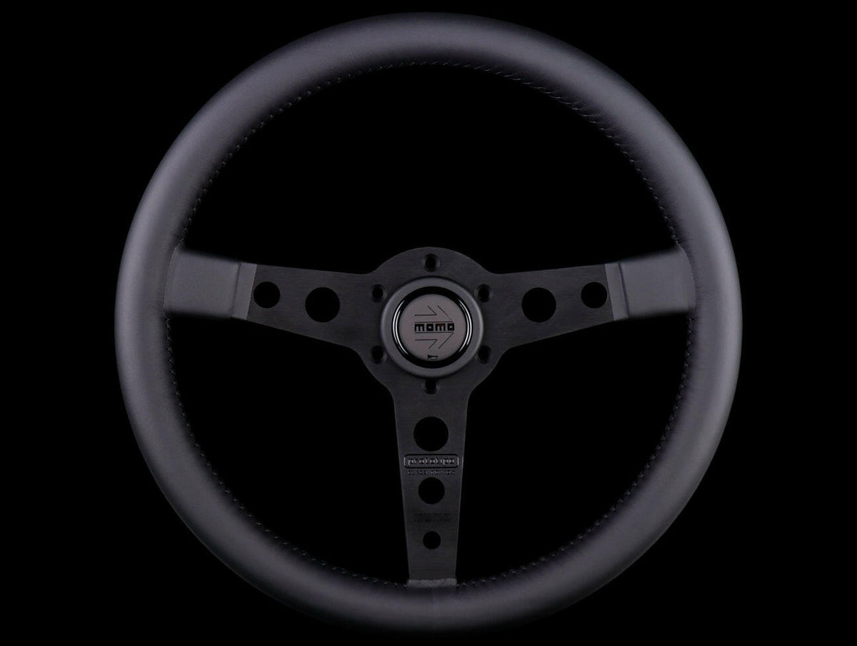 Momo 350mm Prototipo Steering Wheel - Black Edition.