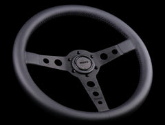 Momo 350mm Prototipo Steering Wheel - Black Edition.