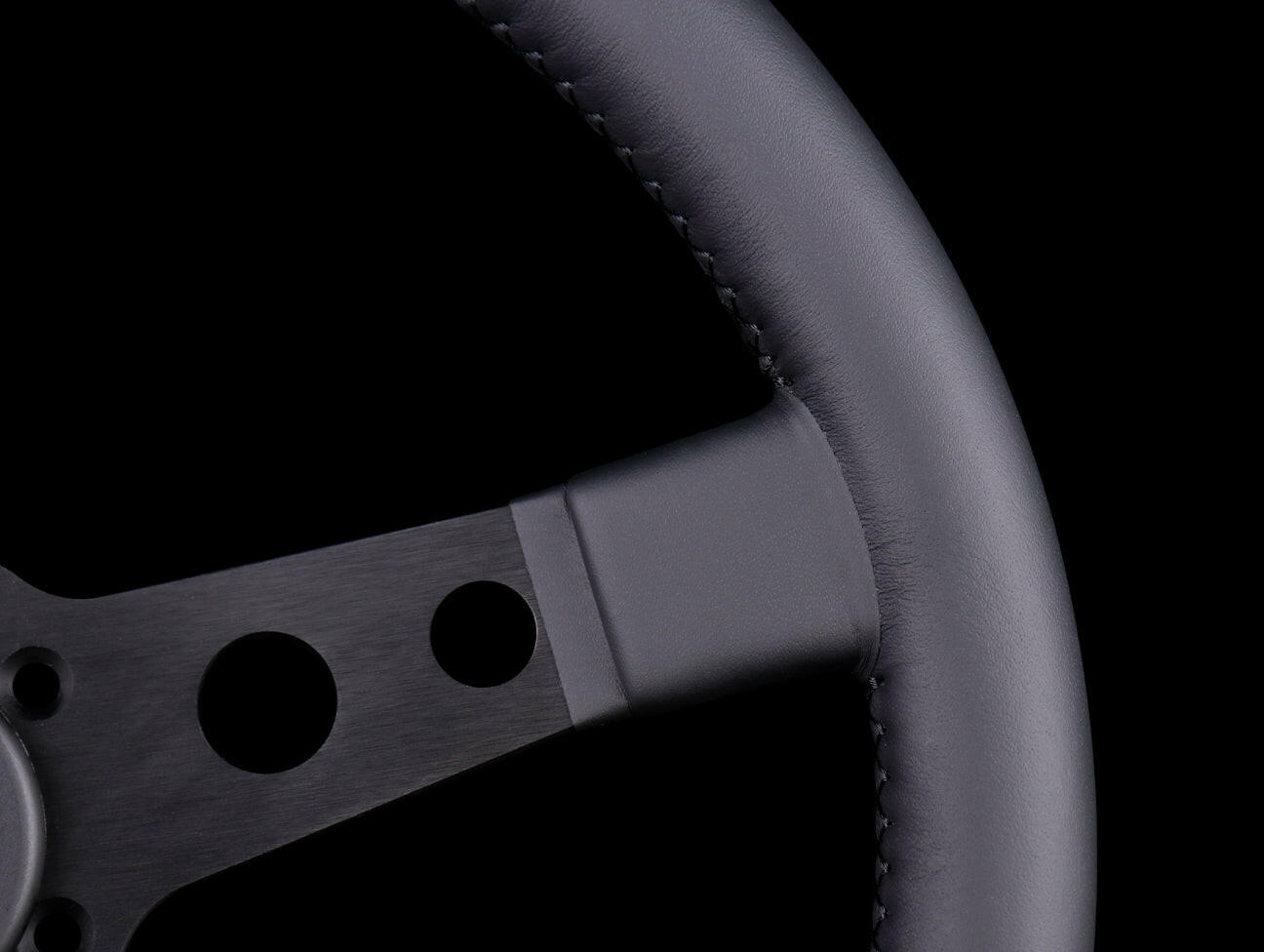 Momo 350mm Prototipo Steering Wheel - Black Edition.