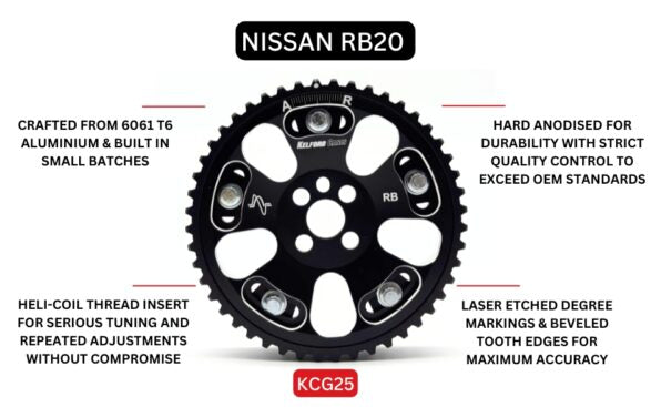 KCG25 |  RB20 / RB26 Cam Gears
