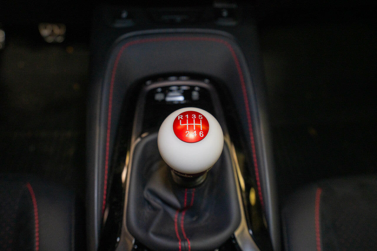 GR Corolla 220G Weighted Shift Knob White.