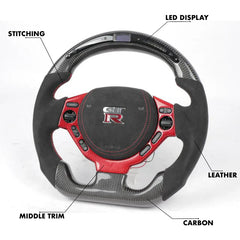 Full Custom Steering Wheel - Nissan R35 GTR 2009-2016.