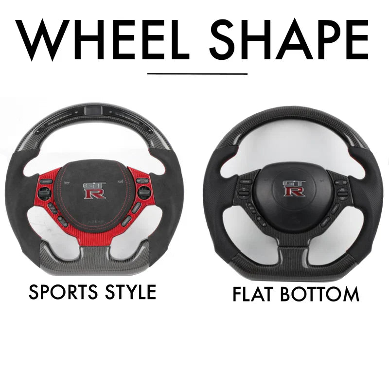 Full Custom Steering Wheel - Nissan R35 GTR 2009-2016.
