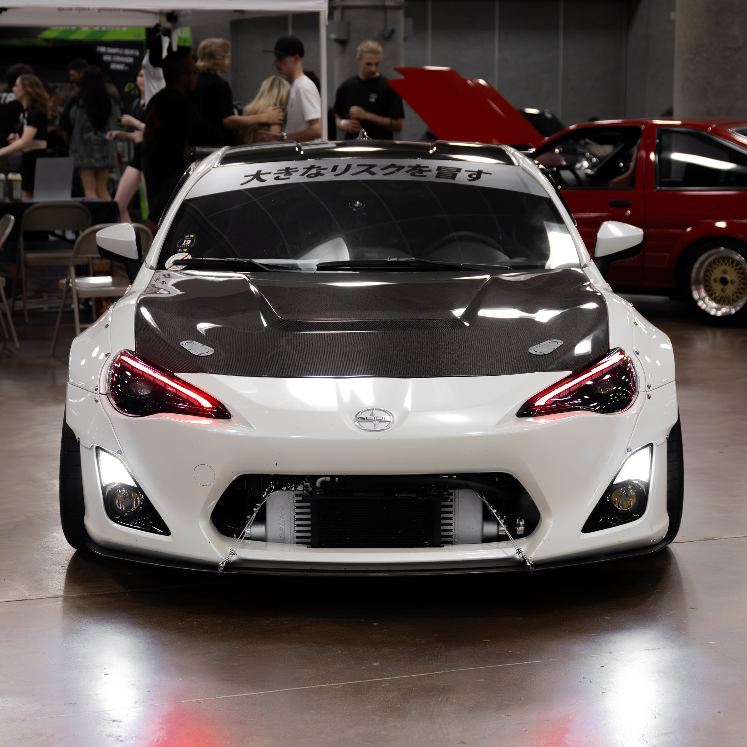 OLM Gamma Series RGB Headlights with Honeycomb Demon Eye | 2013-2021 Scion FR-S / Subaru BRZ / Toyota 86 (OLME.49006.1)
