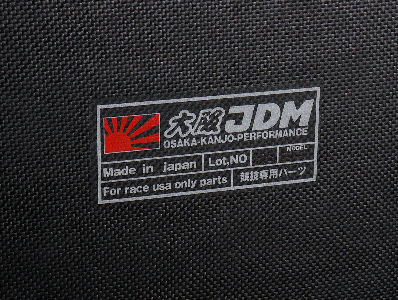Osaka JDM Rear Carbon Fiber ”Devil Wing” - 88-91 Civic Hatchback.