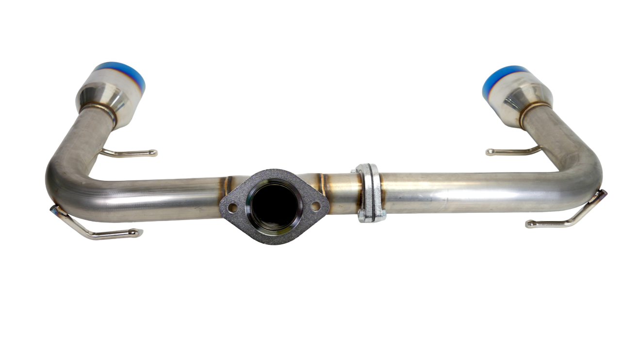 PLM Axle Back Exhaust with Dual Tips 2022+ BRZ GR86.